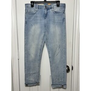 Pilcro And‎ The Letterpress Anthropologie Hyphen Jeans Size 28 Medium Wash Blue